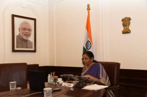 भारत के लिए एक अरब डॉलर की आपात सहायता -केंद्रीय वित्त मंत्री ने न्यू डेवलपमेंट बैंक की सराहना की