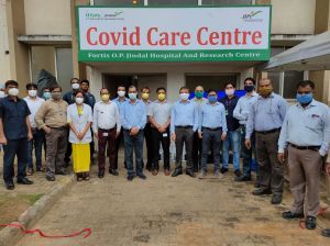  नवीन जिन्दल ने रायगढ़ में बनवाया 90 बिस्तरों वाला विशेष कोविड केयर सेंटर
