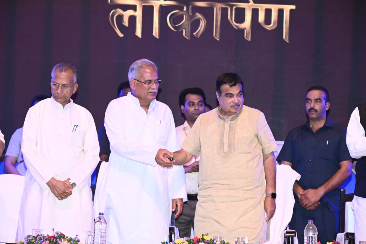 मुख्यमंत्री श्री बघेल के आग्रह पर केन्द्रीय मंत्री श्री गडकरी द्वारा छत्तीसगढ़ को आरओबी के लिए 700 करोड़ रूपए देने की घोषणा