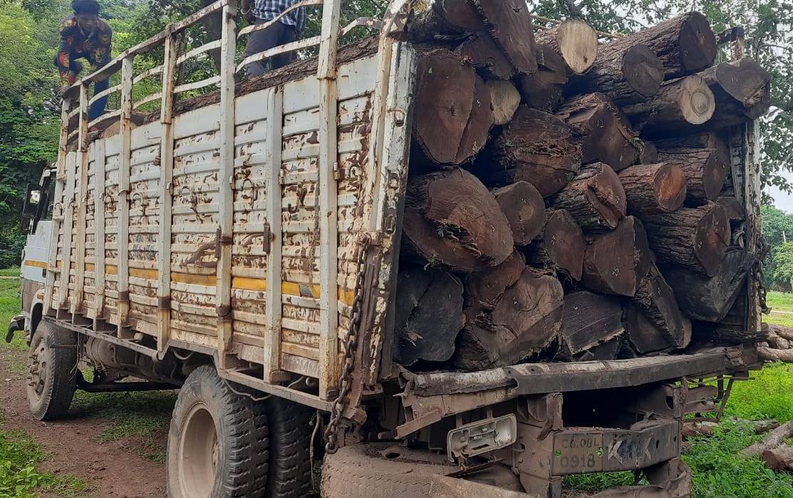 वन विभाग की कार्रवाई में अवैध लकड़ियां और गाड़ी जप्त वन विभाग की कार्रवाई में अवैध लकड़ियां और गाड़ी जप्त