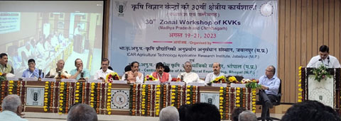 भारतीय कृषि अनुसंधान परिषद की बैठक तथा छत्तीसगढ़ एवं मध्यप्रदेश के कृषि विज्ञान केन्द्रों की कार्यशाला में शामिल हुए कुलपति डॉ. चंदेल भारतीय कृषि अनुसंधान परिषद की बैठक तथा छत्तीसगढ़ एवं मध्यप्रदेश के कृषि विज्ञान केन्द्रों की कार्यशाला में शामिल हुए कुलपति डॉ. चंदेल