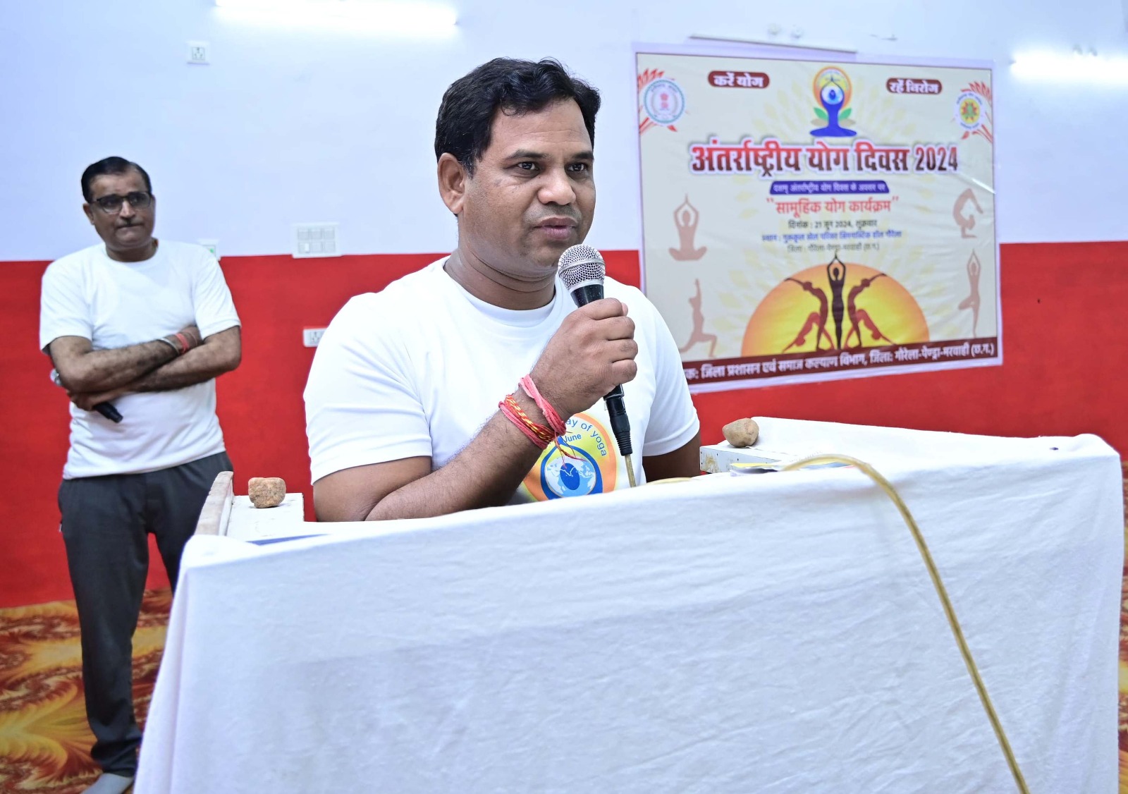 स्वस्थ तन-मन के लिए योग की सभी क्रियाओं को जीवन में उतारें: विधायक श्री मरपची स्वस्थ तन-मन के लिए योग की सभी क्रियाओं को जीवन में उतारें: विधायक श्री मरपची