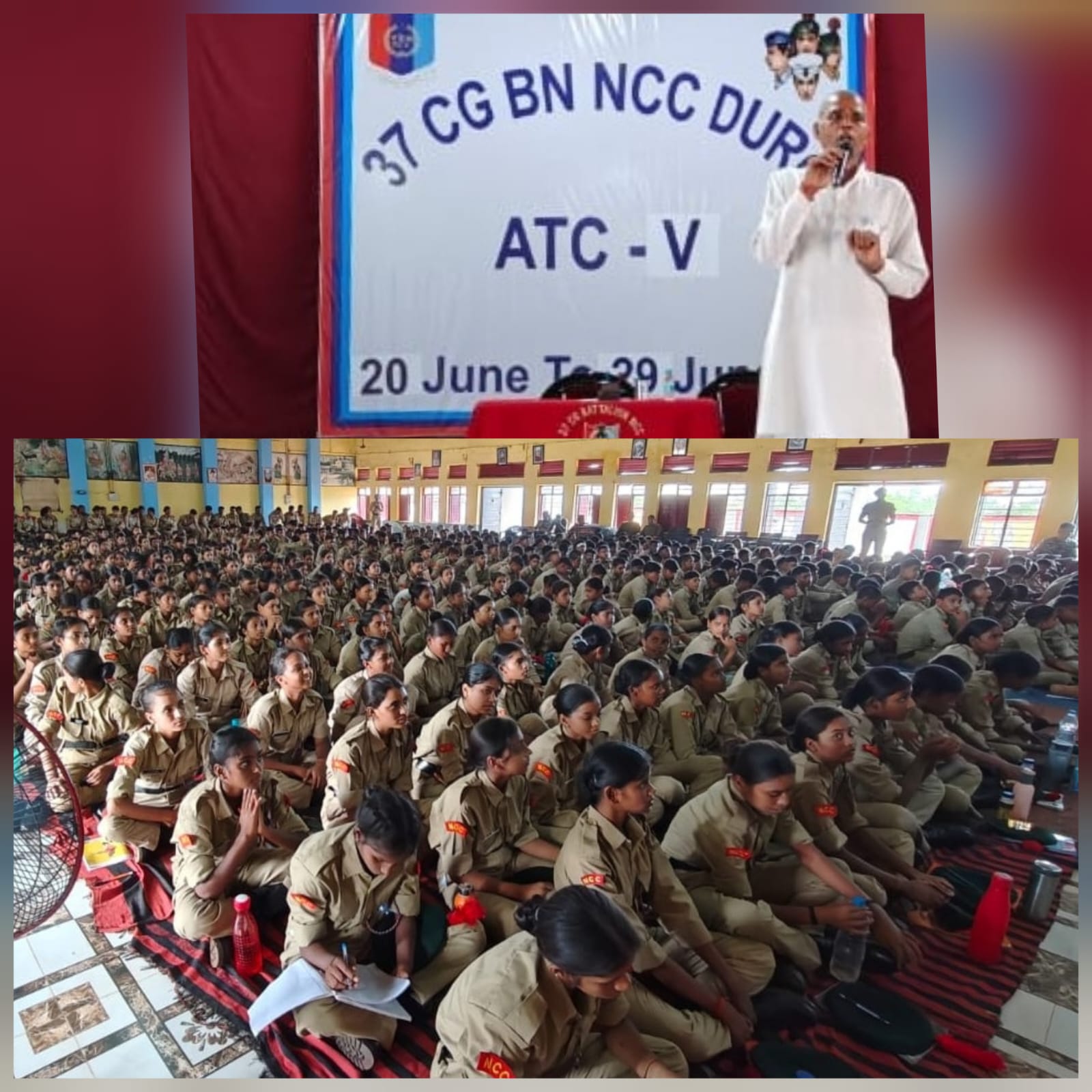 एनसीसी शिविर के चौथे दिन मिलेट विषय पर हुआ व्याख्यान एनसीसी शिविर के चौथे दिन मिलेट विषय पर हुआ व्याख्यान