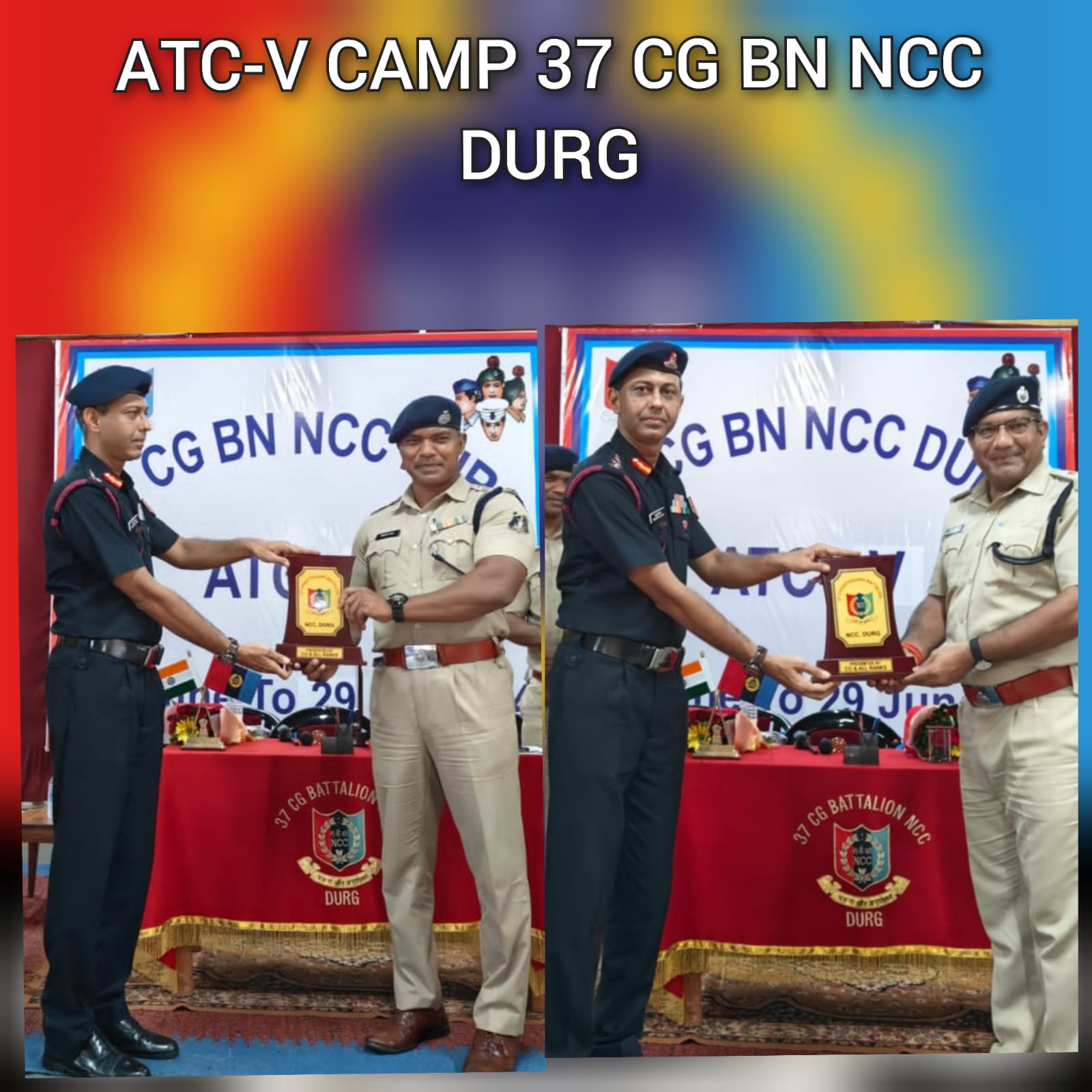 पूर्व एनसीसी कैडेट अतिरिक्त पुलिस अधीक्षक व डीएसपी यातायात से मिलकर कैडेटों के खिले चेहरे पूर्व एनसीसी कैडेट अतिरिक्त पुलिस अधीक्षक व डीएसपी यातायात से मिलकर कैडेटों के खिले चेहरे