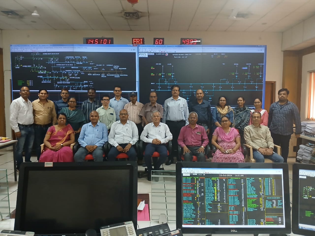 स्टेट लोड डिस्पैच सेंटर से किया गया ब्लैक स्टार्ट माॅकड्रिल स्टेट लोड डिस्पैच सेंटर से किया गया ब्लैक स्टार्ट माॅकड्रिल