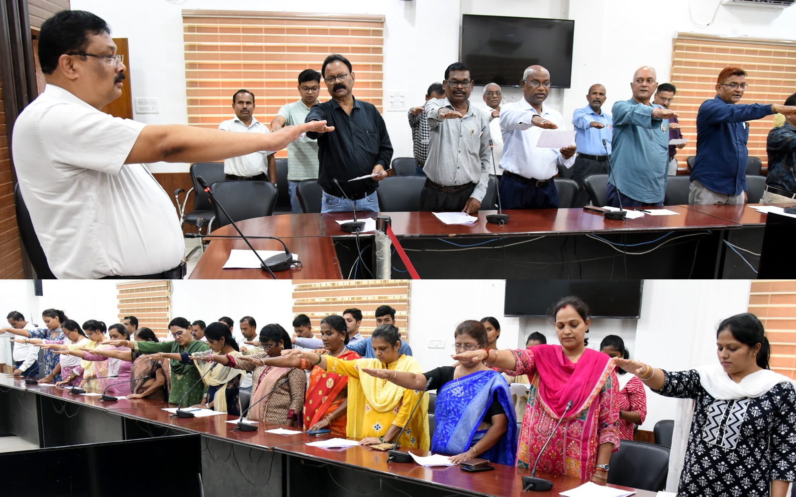 राष्ट्रीय एकता दिवस पर ली गई एकता की शपथ राष्ट्रीय एकता दिवस पर ली गई एकता की शपथ