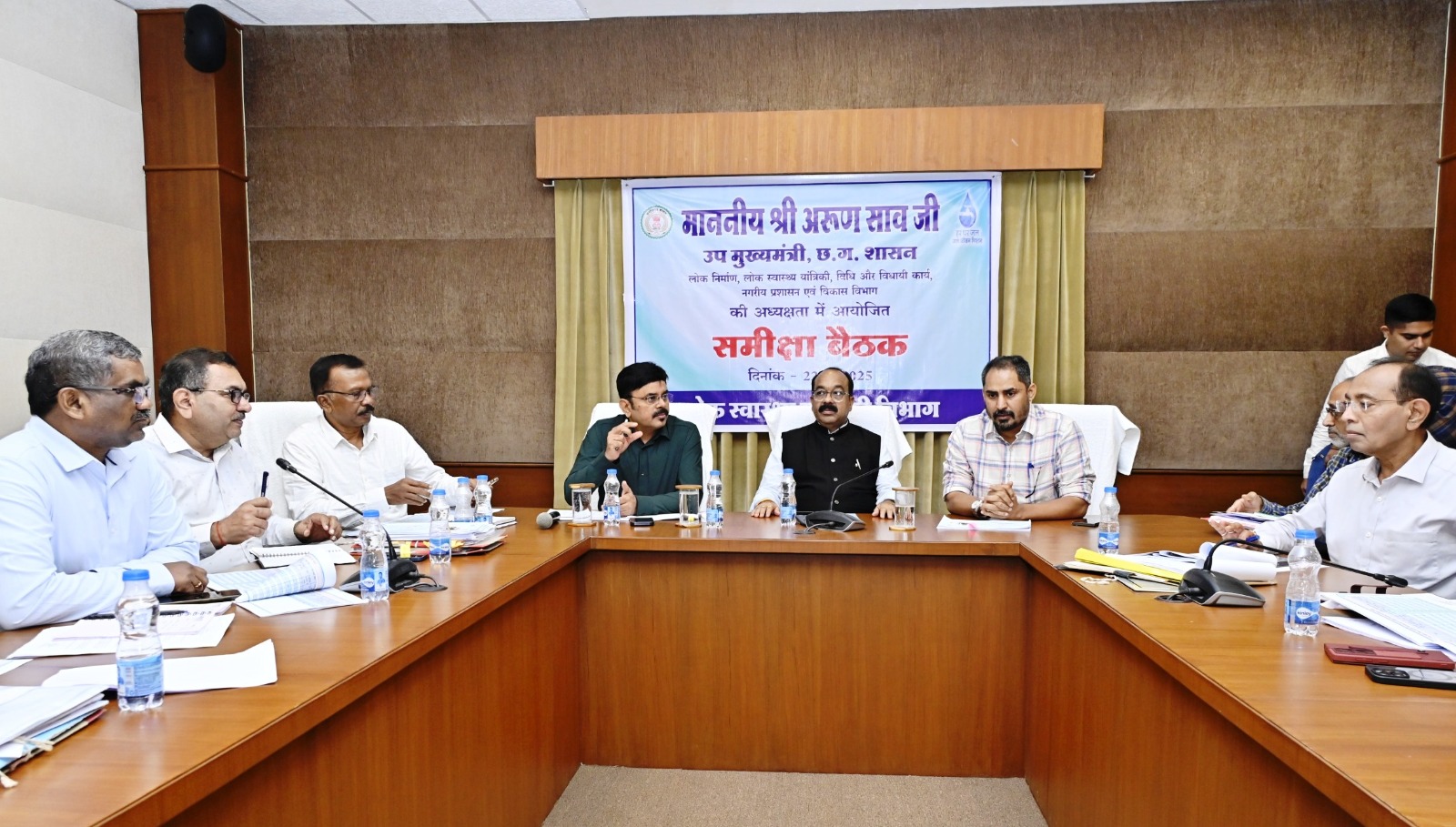 90 प्रतिशत पूर्णता वाली योजनाओं के काम तत्परता से पूर्ण कर जल्द जलापूर्ति शुरू करें – साव 90 प्रतिशत पूर्णता वाली योजनाओं के काम तत्परता से पूर्ण कर जल्द जलापूर्ति शुरू करें – साव