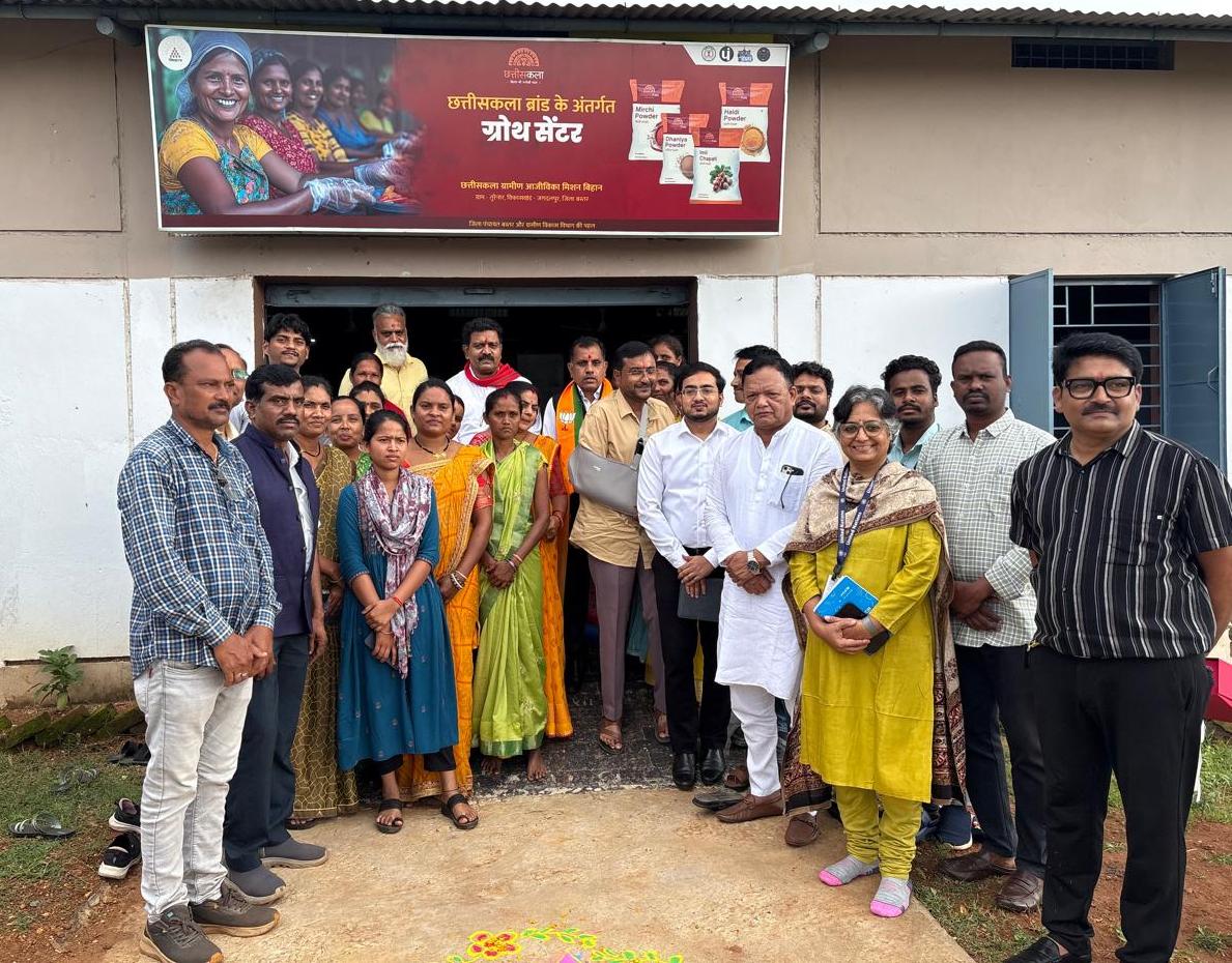 उपमुख्यमंत्री विजय शर्मा ने तुरेनार के ग्रोथ सेंटर का किया निरीक्षण उपमुख्यमंत्री विजय शर्मा ने तुरेनार के ग्रोथ सेंटर का किया निरीक्षण