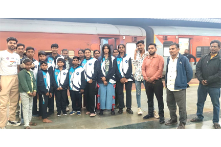 नेशनल ताइक्वांडो प्रतियोगिता के लिए खिलाड़ी हुए रवाना नेशनल ताइक्वांडो प्रतियोगिता के लिए खिलाड़ी हुए रवाना