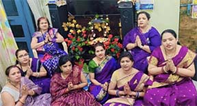 सुंदर नगर केंद्र के हल्दी-कुंकू में आशा भोसले को श्रद्धांजलि सुंदर नगर केंद्र के हल्दी-कुंकू में आशा भोसले को श्रद्धांजलि