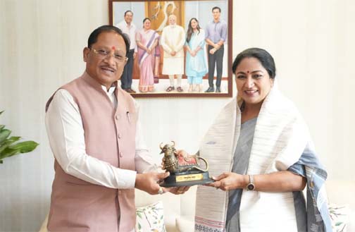 नई दिल्ली में मुख्यमंत्री विष्णु देव साय ने दिल्ली की मुख्यमंत्री रेखा गुप्ता से की सौजन्य भेंट नई दिल्ली में मुख्यमंत्री विष्णु देव साय ने दिल्ली की मुख्यमंत्री रेखा गुप्ता से की सौजन्य भेंट