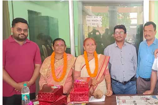 निगम जोन 10 में सेवानिवृत्ति पर नियमित सफाई कामगार कुमारी एवं अम्बिका हुई सम्मानित निगम जोन 10 में सेवानिवृत्ति पर नियमित सफाई कामगार कुमारी एवं अम्बिका हुई सम्मानित