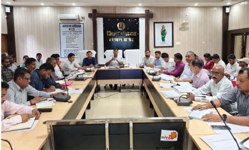 जिला पंचायत सीईओ की अध्यक्षता में पंचायत एवं ग्रामीण विकास विभाग की समीक्षा बैठक संपन्न जिला पंचायत सीईओ की अध्यक्षता में पंचायत एवं ग्रामीण विकास विभाग की समीक्षा बैठक संपन्न