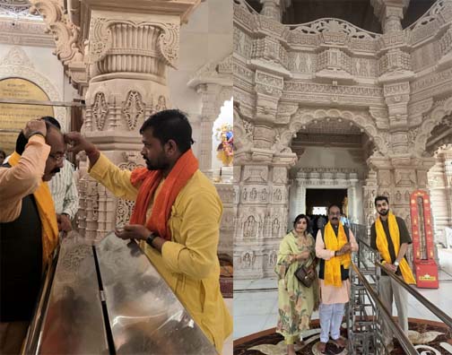 उप मुख्यमंत्री अरुण साव ने श्रीरामलला के किए दर्शन उप मुख्यमंत्री अरुण साव ने श्रीरामलला के किए दर्शन