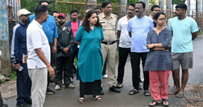 आयुक्त ने विभिन्न जोनों का किया निरीक्षण, जलभराव और सफाई व्यवस्था को लेकर अधिकारियों को दिए निर्देश आयुक्त ने विभिन्न जोनों का किया निरीक्षण, जलभराव और सफाई व्यवस्था को लेकर अधिकारियों को दिए निर्देश