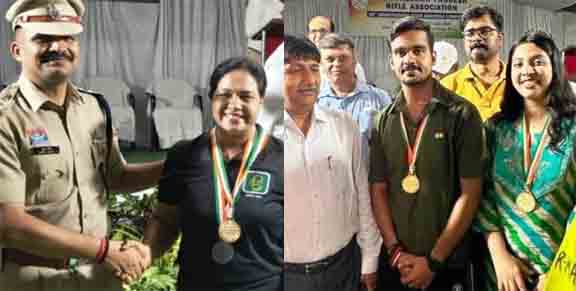 रायपुर कृषि महाविद्यालय की प्राध्यापिका एवं छात्रा ने राज्य स्तरीय शूटिंग चैंपियनशिप में जीते स्वर्ण पदक रायपुर कृषि महाविद्यालय की प्राध्यापिका एवं छात्रा ने राज्य स्तरीय शूटिंग चैंपियनशिप में जीते स्वर्ण पदक