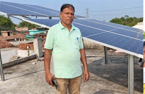 प्रधानमंत्री सूर्यघर मुफ्त बिजली योजना का लाभ लेते हुए मूलचंद कोसरिया ने छत पर लगवाया 3 किलोवॉट का सोलर पैनल प्रधानमंत्री सूर्यघर मुफ्त बिजली योजना का लाभ लेते हुए मूलचंद कोसरिया ने छत पर लगवाया 3 किलोवॉट का सोलर पैनल