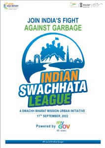  भिलाई में इंडियन स्वच्छता लीग अंतर्गत होंगे स्वच्छता कार्यक्रम, विजेताओं को एवं टीम के प्रतिनिधियों को राष्ट्रीय कार्यक्रम में शामिल होने का मिलेगा मौका, 
