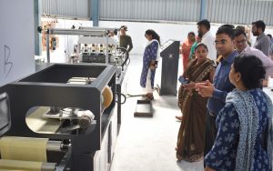  कलेक्टर ने किया ग्रामीण औद्योगिक पार्क गब्दी अवलोकन 