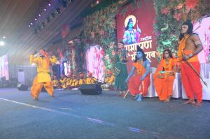 राष्ट्रीय रामायण महोत्सव में जांजगीर-चांपा की मंडली ने अरण्यकांड की जयंत कथा पर दी प्रस्‍तुति 