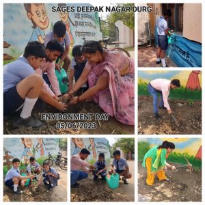  विश्व पर्यावरण दिवस पर जिले के आत्मानंद स्कूलों में किया गया, फलदार पौधों का वृक्षारोपण