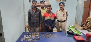    लाखों रूपये कीमत के सोने-चांदी के जेवरात चोरी करने वाले  2 आरोपी गिरफ्तार