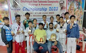  ताईक्वांडो खेल में प्रदेश के 9 खिलाड़ियों का राष्ट्रीय स्तर पर चयन