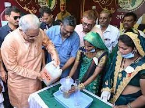 गौठानों में सवा 8 लाख रुपये का गौमूत्र क्रय