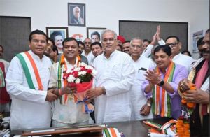 दीपक बैज ने प्रदेश कांग्रेस अध्यक्ष का पदभार ग्रहण किया दीपक बैज ने प्रदेश कांग्रेस अध्यक्ष का पदभार ग्रहण किया