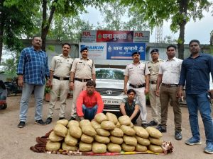 गांजा तस्करी के आरोप में 2 लोगों को कुम्हारी पुलिस ने पकड़ा , 50 किलो गांजा जप्त गांजा तस्करी के आरोप में 2 लोगों को कुम्हारी पुलिस ने पकड़ा , 50 किलो गांजा जप्त