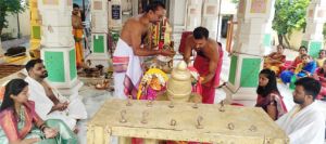 बालाजी संग श्रीदेवी-भूदेवी का विधि-विधान से कराया गया विवाह बालाजी संग श्रीदेवी-भूदेवी का विधि-विधान से कराया गया विवाह