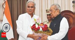  मुख्यमंत्री भूपेश बघेल ने राज्यपाल  बिस्वाभूषण हरिचंदन को जन्मदिन पर दी बधाई