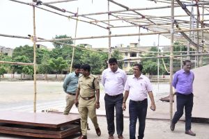 कलेक्टर एवं पुलिस अधीक्षक ने स्वतंत्रता दिवस समारोह की तैयारियों का लिया जायजा कलेक्टर एवं पुलिस अधीक्षक ने स्वतंत्रता दिवस समारोह की तैयारियों का लिया जायजा