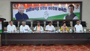 प्रदेश कांग्रेस पॉलिटिकल अफेयर्स कमेटी की प्रथम बैठक संपन्न प्रदेश कांग्रेस पॉलिटिकल अफेयर्स कमेटी की प्रथम बैठक संपन्न