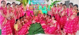  तेलगा महिला समाज ने मनाया माता वरलक्ष्मी का व्रतोत्सव