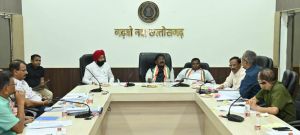  मंत्री  अमरजीत भगत ने की विभागीय कार्यों की समीक्षा 