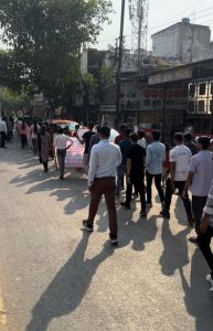  मतदाता जागरूकता रैली के माध्यम से छात्रों ने बताया मतदान का महत्व 