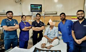  अम्बेडकर अस्पताल में दुर्लभ कैंसर ट्यूमर का सफल ऑपरेशन 