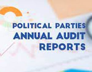 राजनीतिक दल प्रस्तुत करेंगे पार्टी फण्ड, वार्षिक लेखा परीक्षण एवं निर्वाचन व्यय संबंधी रिपोर्ट राजनीतिक दल प्रस्तुत करेंगे पार्टी फण्ड, वार्षिक लेखा परीक्षण एवं निर्वाचन व्यय संबंधी रिपोर्ट