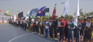  बास्केटबाल की राष्ट्रीय स्पर्धा की रंगारंग शुरुआत