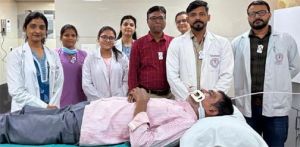   एम्स में कैंसर रोगी को इंट्रा ल्यूमिनल ब्रेकीथैरेपी