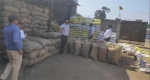  धान के अवैध भण्डारण एवं परिवहन पर की गयी कार्यवाही,  1809 क्विंटल धान जप्त  