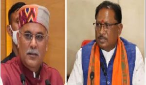  कार्यवाहक सीएम भूपेश बघेल ने अगले सीएम  विष्णुदेव साय को दी बधाई