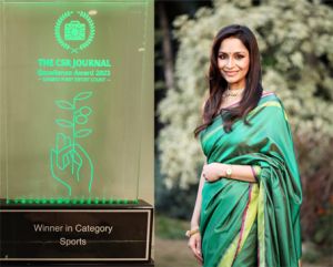 जिन्दल स्टील एंड पावर को सीएसआर एक्सीलेंस अवार्ड 