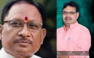 मुख्यमंत्री विष्णु देव साय ने राजस्थान के मुख्यमंत्री भजन लाल शर्मा को दी बधाई 