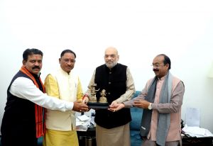  मुख्यमंत्री विष्णुदेव साय ने नई दिल्ली में केंद्रीय गृहमंत्री अमित शाह से सौजन्य मुलाकात की 