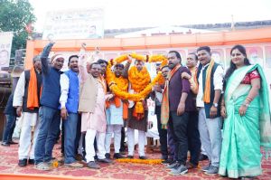 भाजपा के नवनियुक्त प्रदेश अध्यक्ष किरण देव का जगह जगह भव्य स्वागत