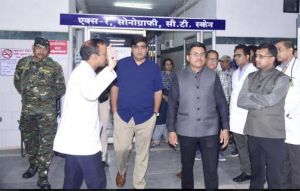  कलेक्टर ने सिम्स अस्पताल का किया आकस्मिक निरीक्षण 