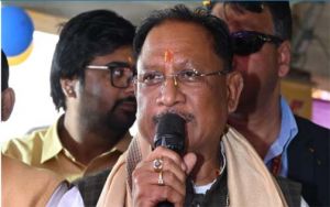  मुख्यमंत्री विष्णु देव साय बालाजी मंदिर प्रांगण में श्रीमद्-भागवत कथा में हुए शामिल