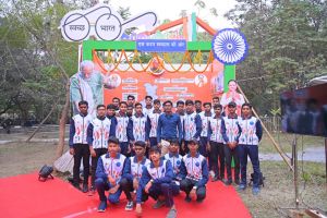  रेसीडेंशियल स्कूल के छात्रों के दल ने देखी अटल जी पर लगाई गई प्रदर्शनी